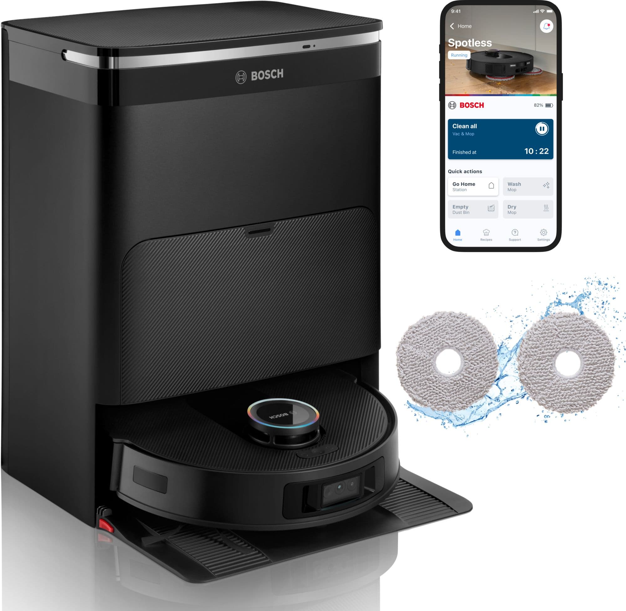 Bosch robotstøvsuger Spotless Max Cam BCRDW3BX