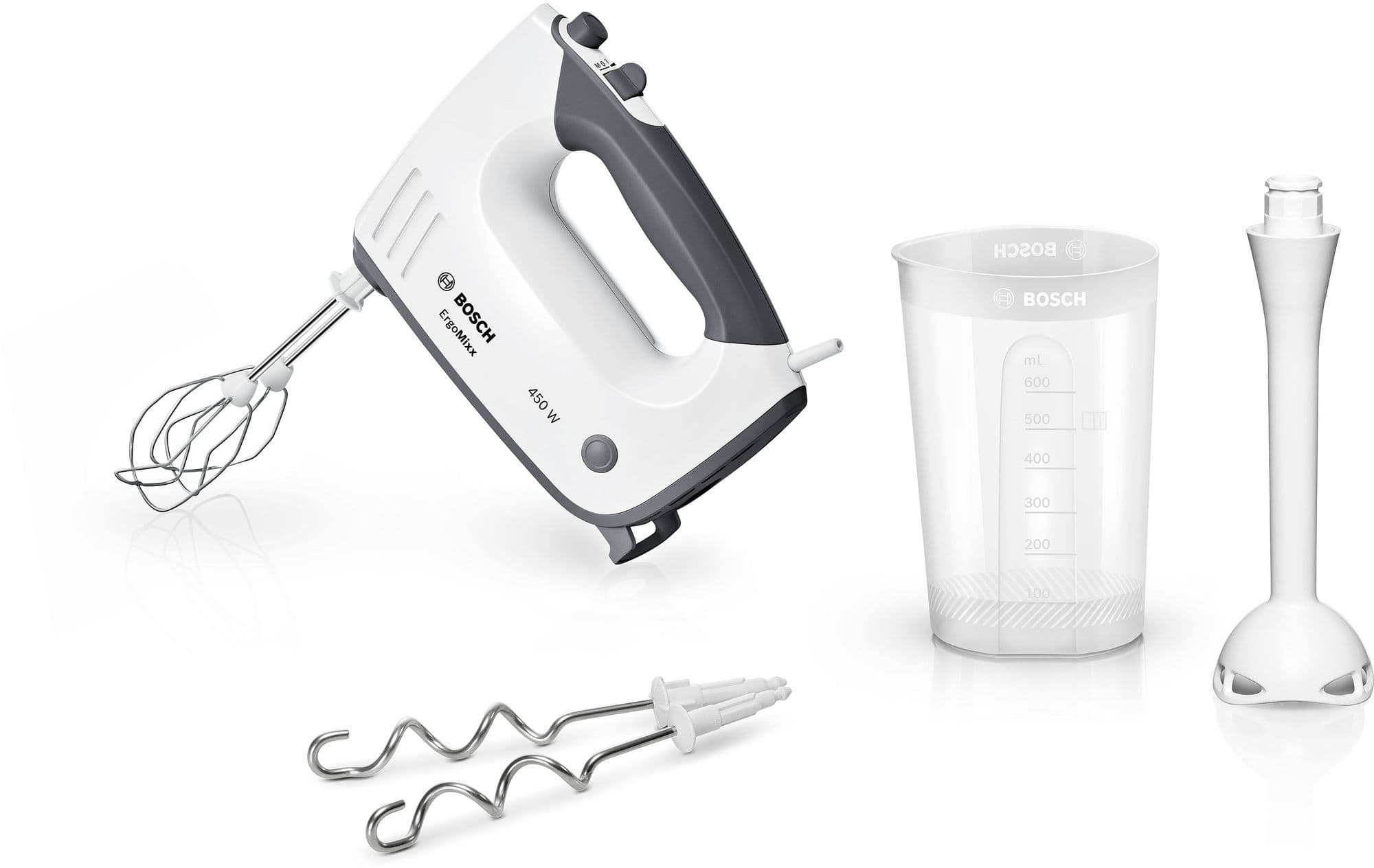 Bosch Håndmikser ErgoMixx 450 W Hvit, Window grey MFQ36440