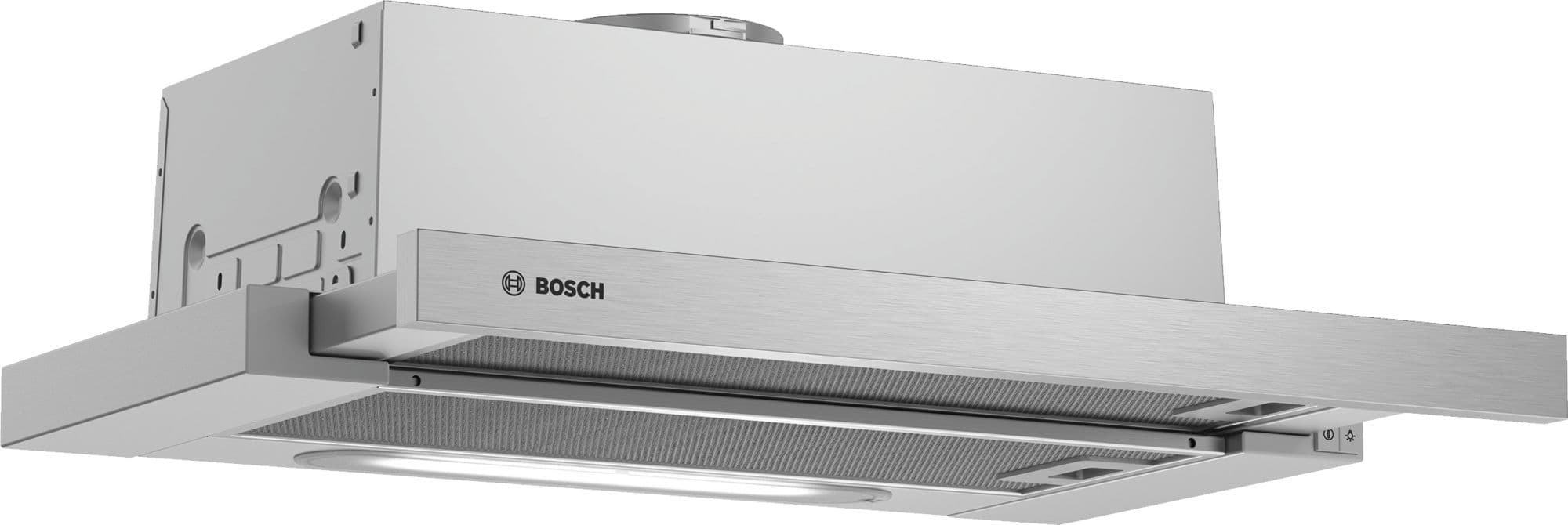 Bosch Serie 4 Uttrekkbar ventilator 60 cm Sølv DFT63AC50