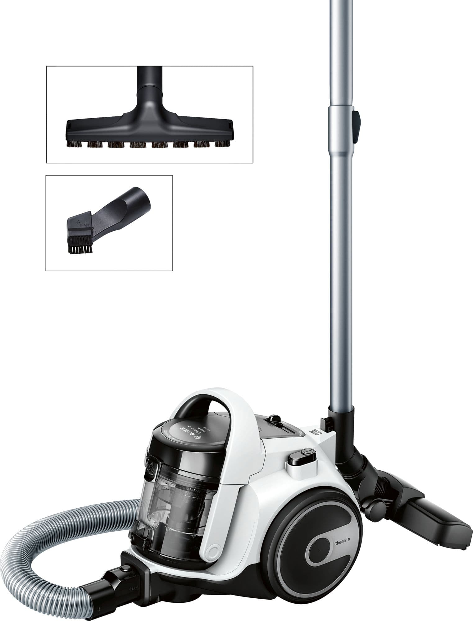 Bosch Serie 2 Støvsuger, poseløs Hvit BGS05A222