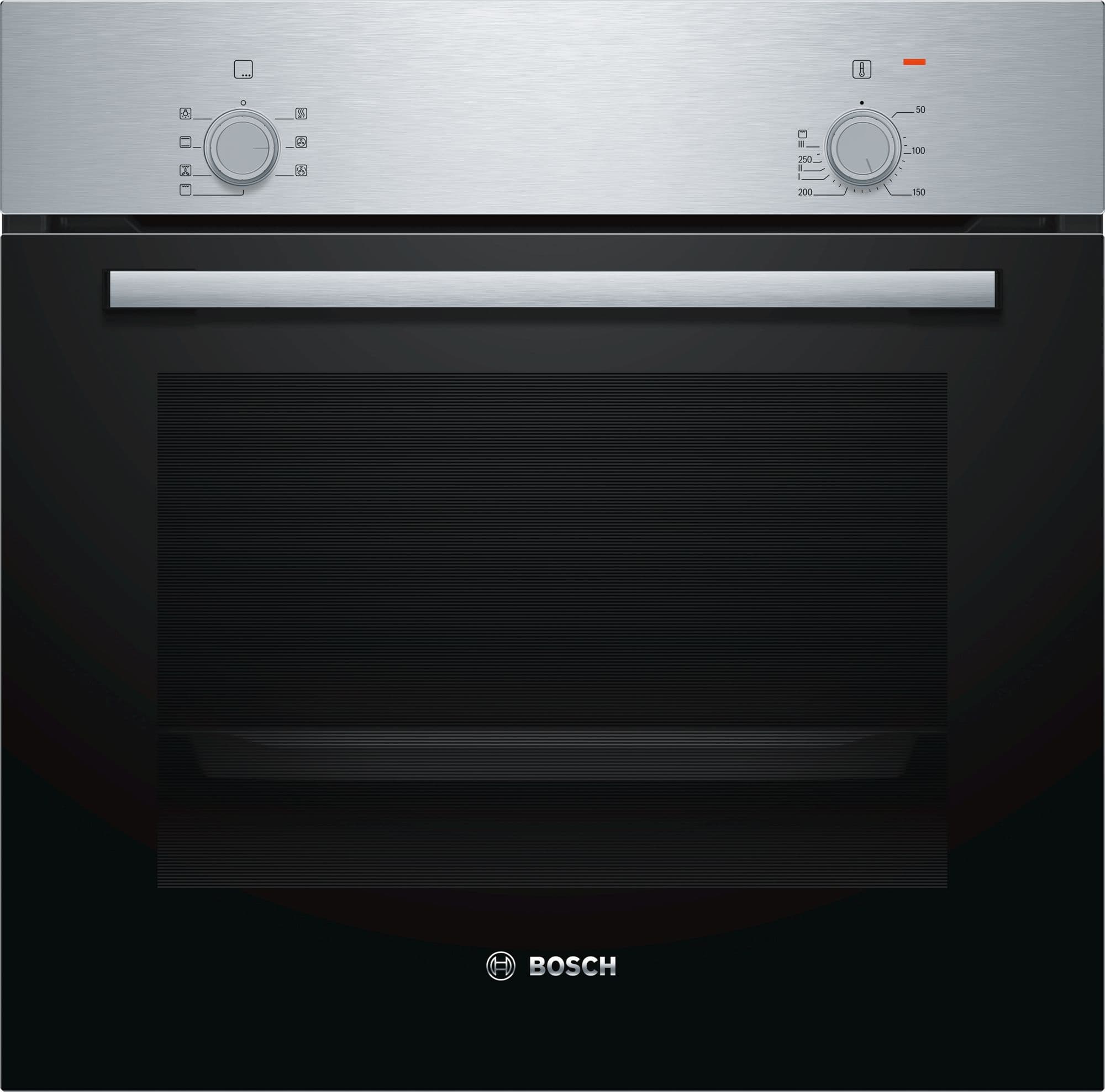 Bosch Serie 2 Innbyggingsovn 60 x 60 cm Rustfritt stål HBF010BR1S