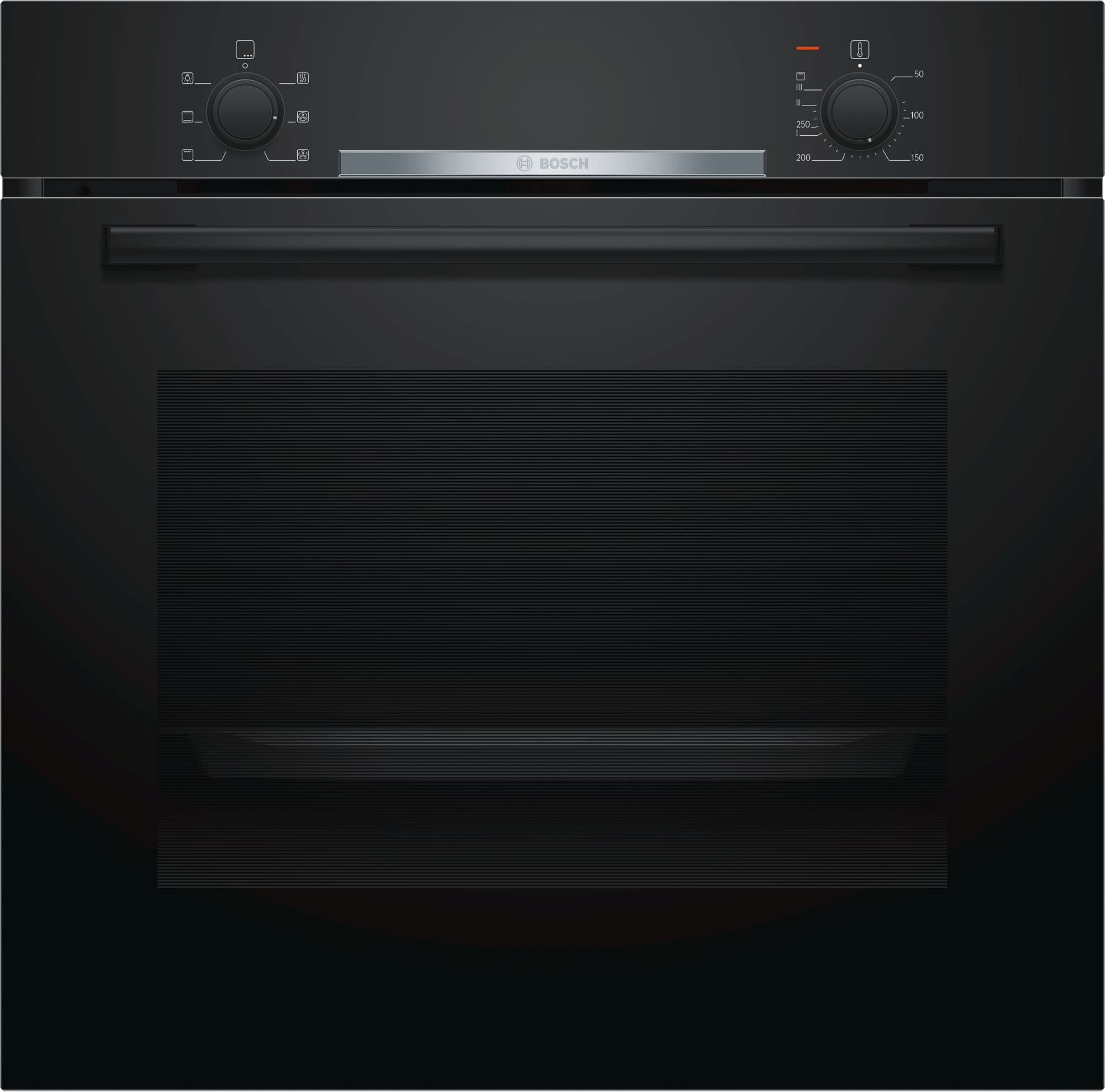 Bosch Serie 2 Innbyggingsovn 60 x 60 cm Sort HBA530BB0S