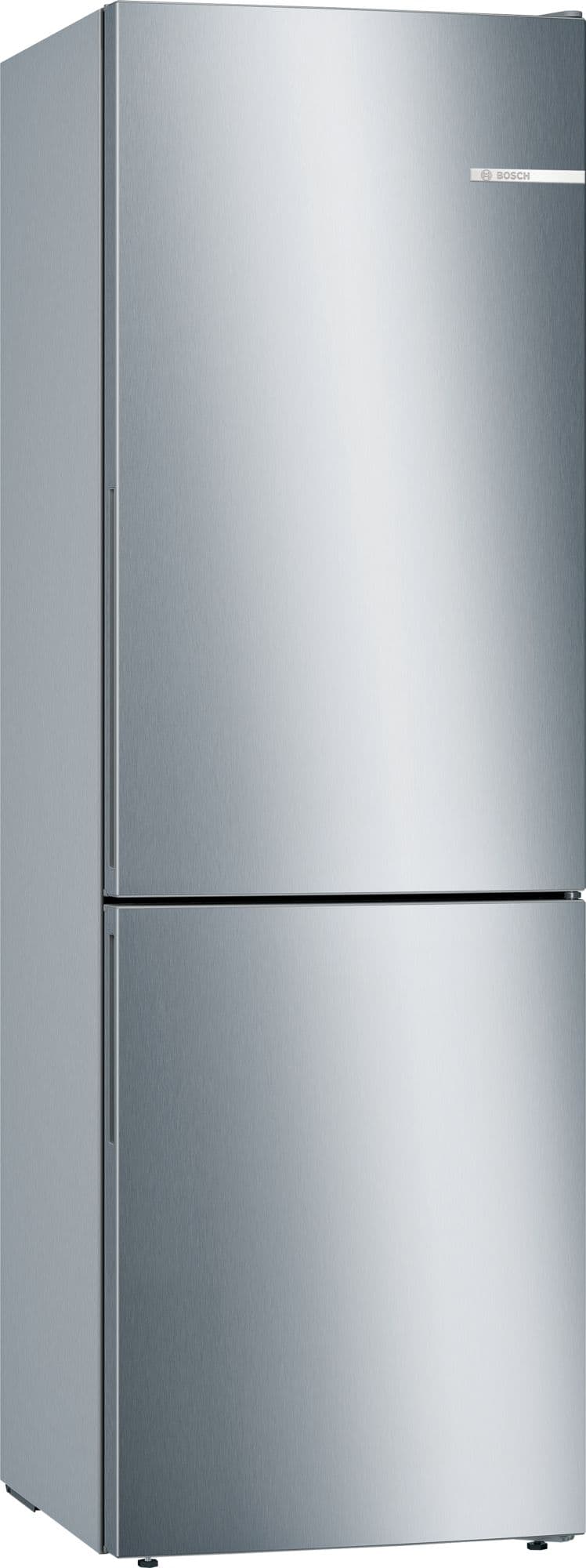 Bosch Serie 6 Frittstående kombiskap 186 x 60 cm Rustfritt stål KGE36AICA