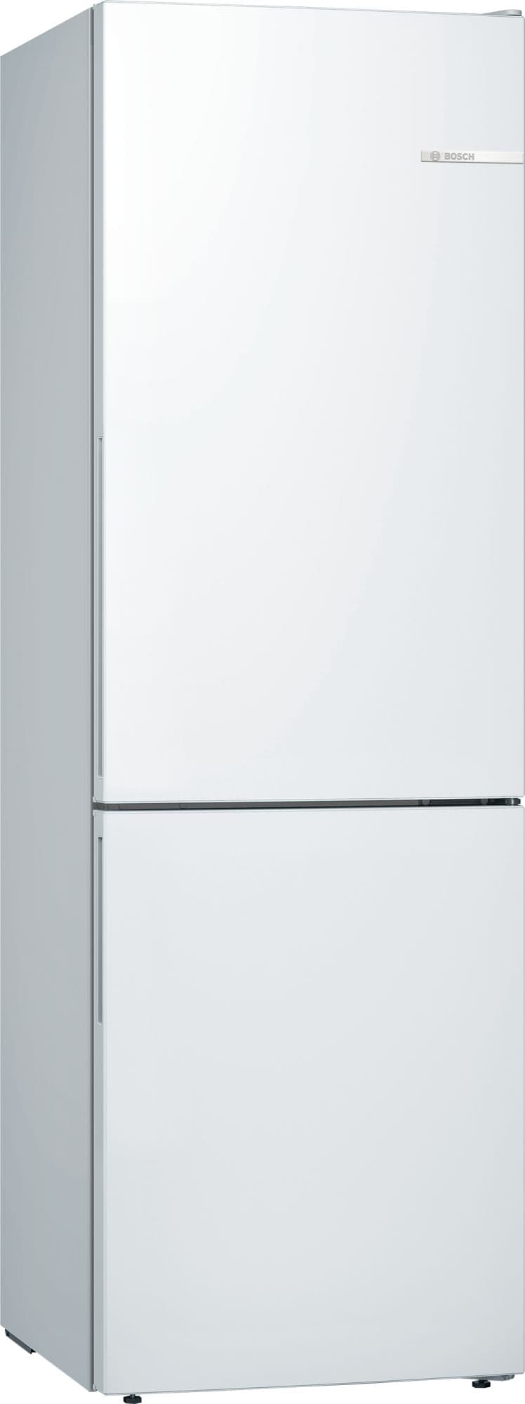 Bosch Serie 6 Frittstående kombiskap 186 x 60 cm Hvit KGE36AWCA