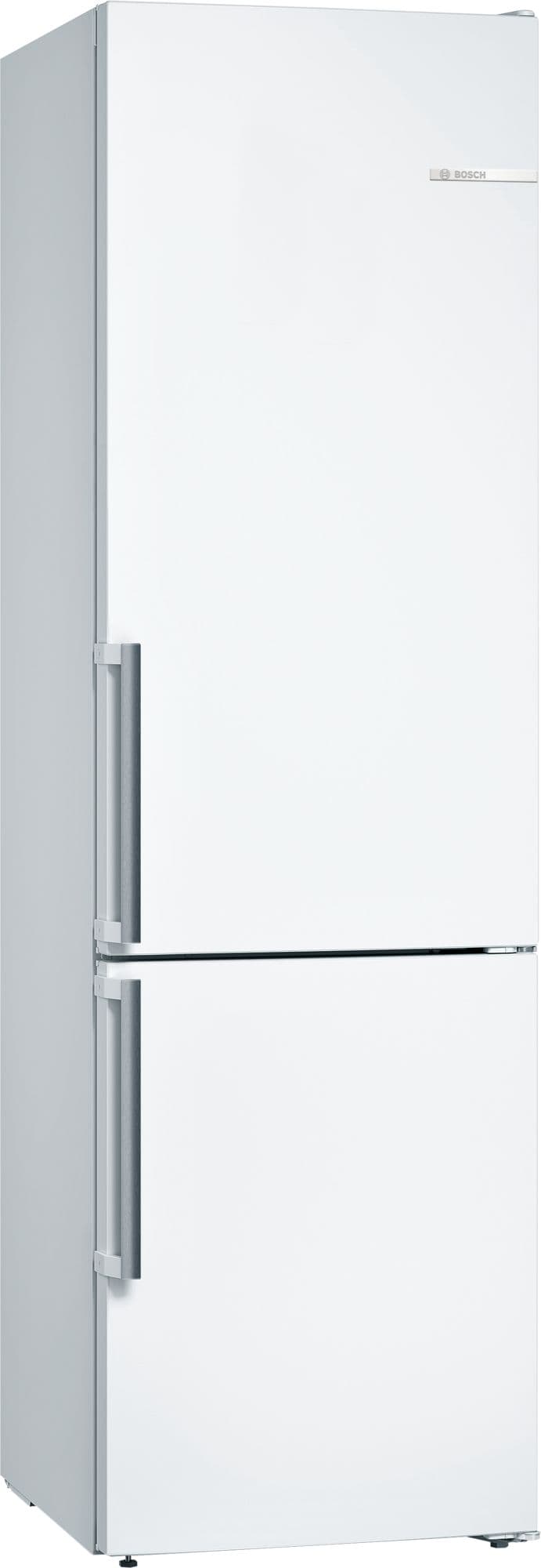 Bosch Serie 4 Frittstående kombiskap 203 x 60 cm Hvit, Total No Frost KGN39VWEQ