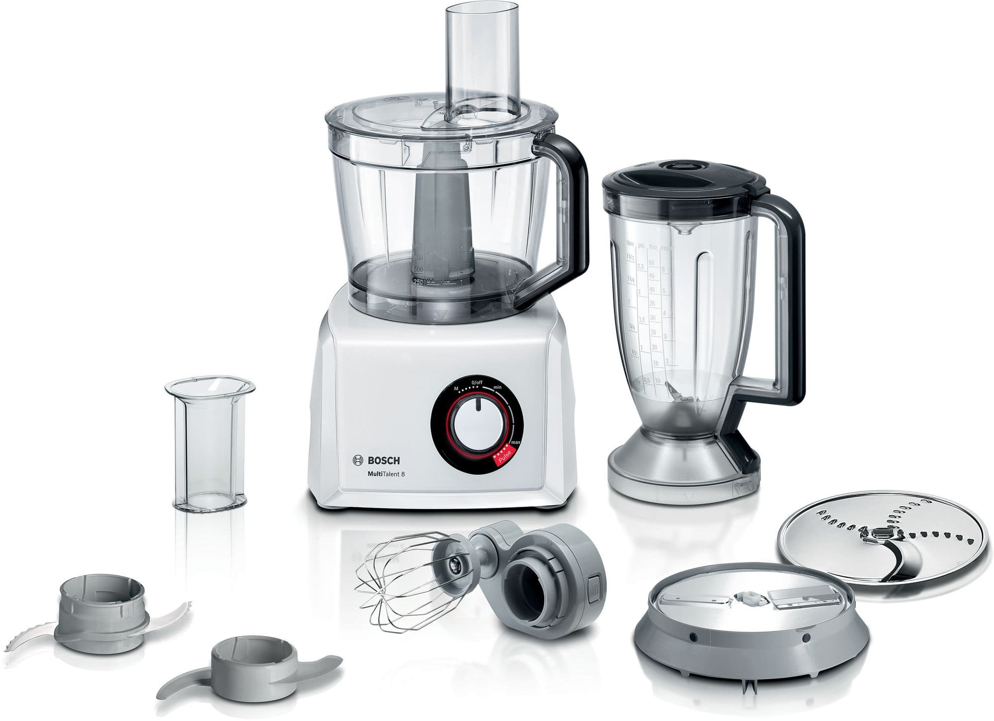 Bosch Food processor MultiTalent 8 1000 W Hvit MC812W501