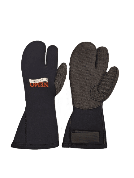 Nemo 3-finger m/kevlar 6,5 mm Svart XS