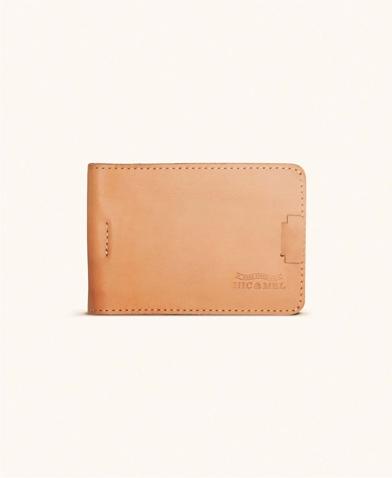 FLOYD CARD HOLDERNaked Leather with Money Clip