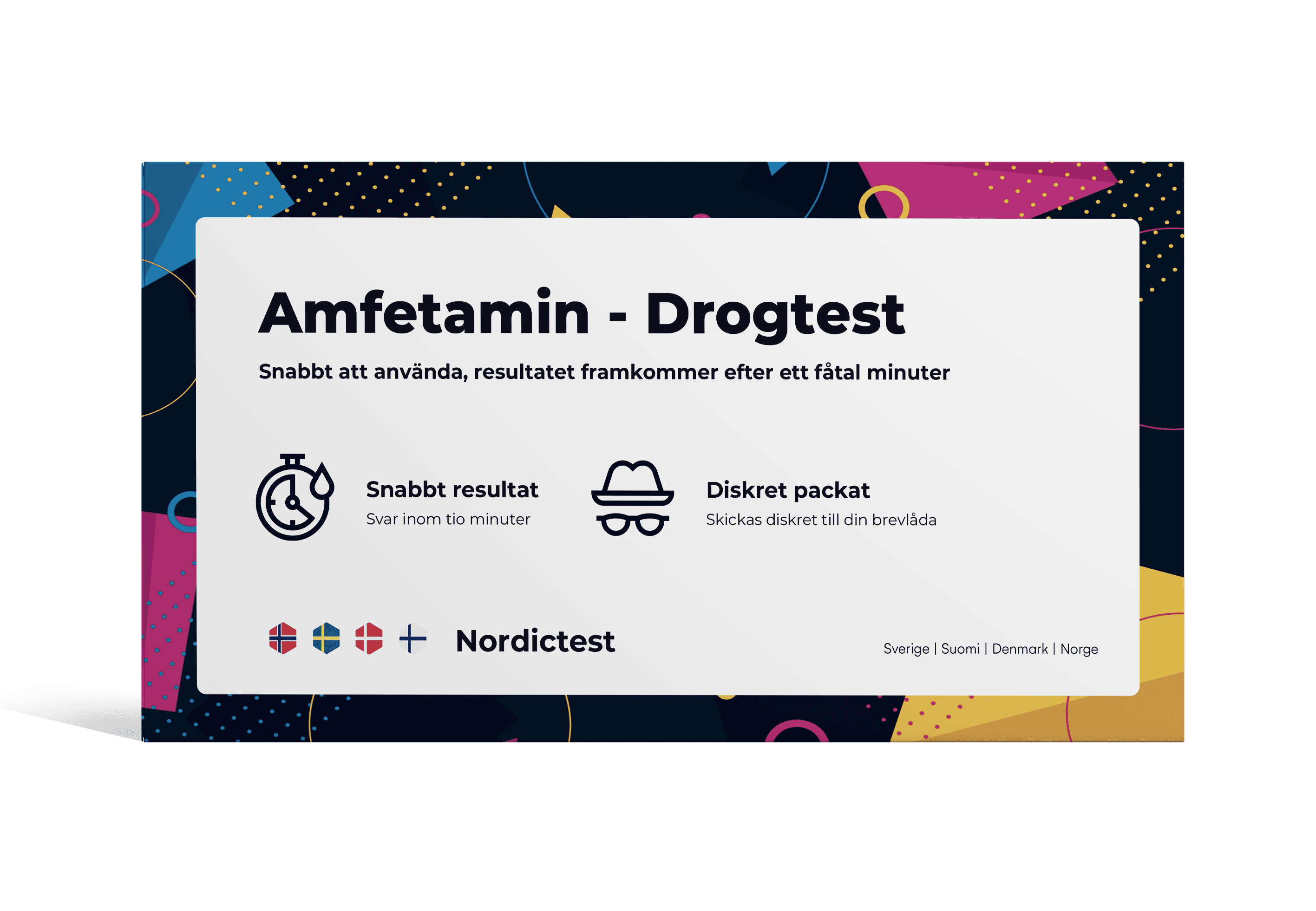 Test per Droghe per Uso Personale - Facile da Usare e con Marchio CE (Anfetamine)