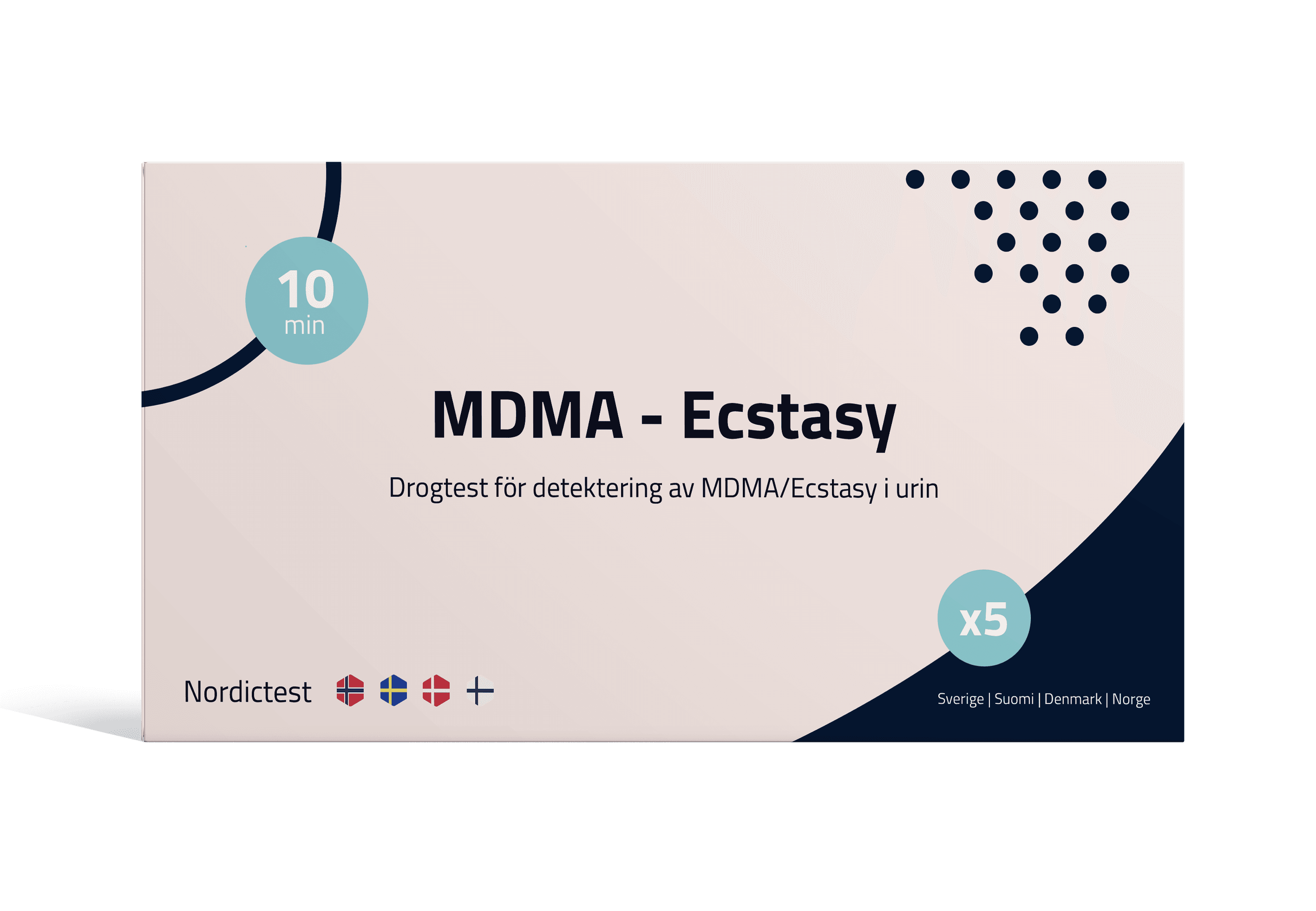 MDMA - Ecstasy - Test Autonomo 5 Confezioni