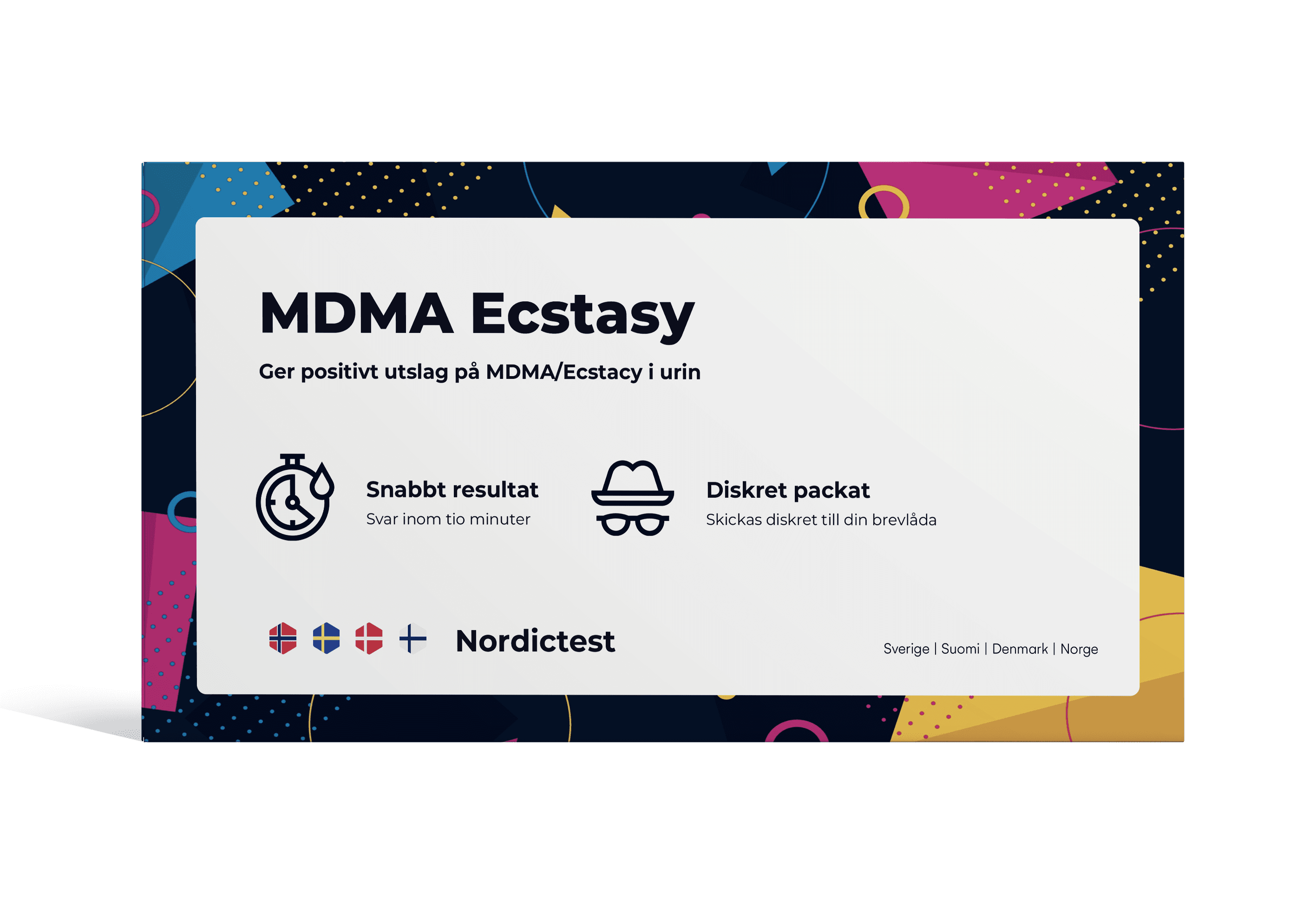 Test per Droghe per Uso Personale - Facile da Usare e con Marchio CE (MDMA-Ecstasy)