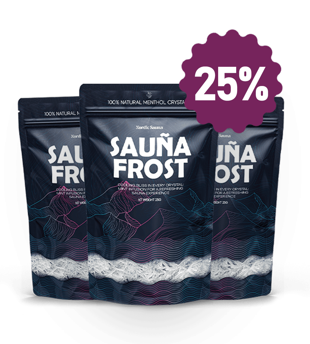 Sauna Frost - 3st förpackningar