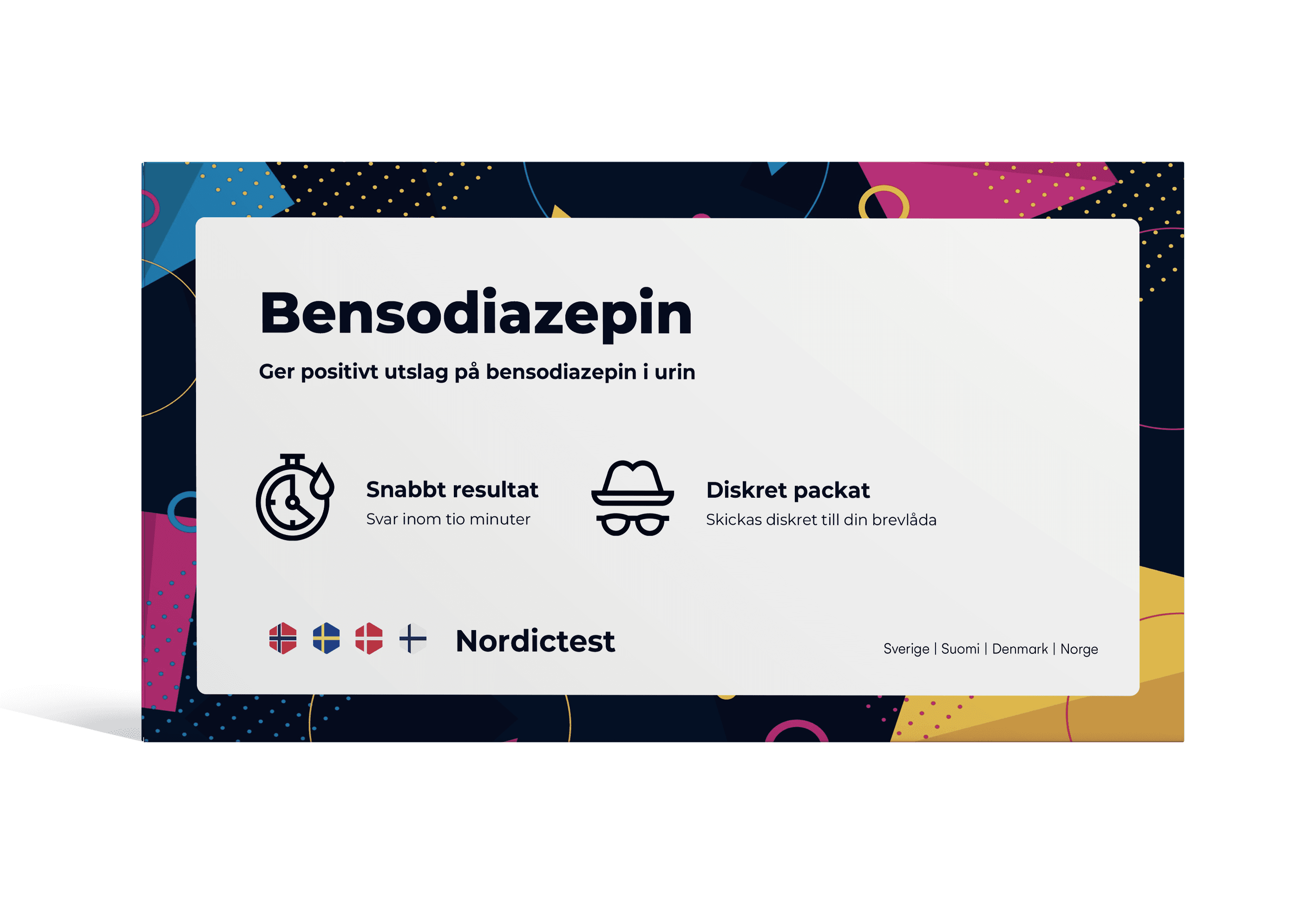 Test per Droghe per Uso Personale - Facile da Usare e con Marchio CE (Benzodiazepina)