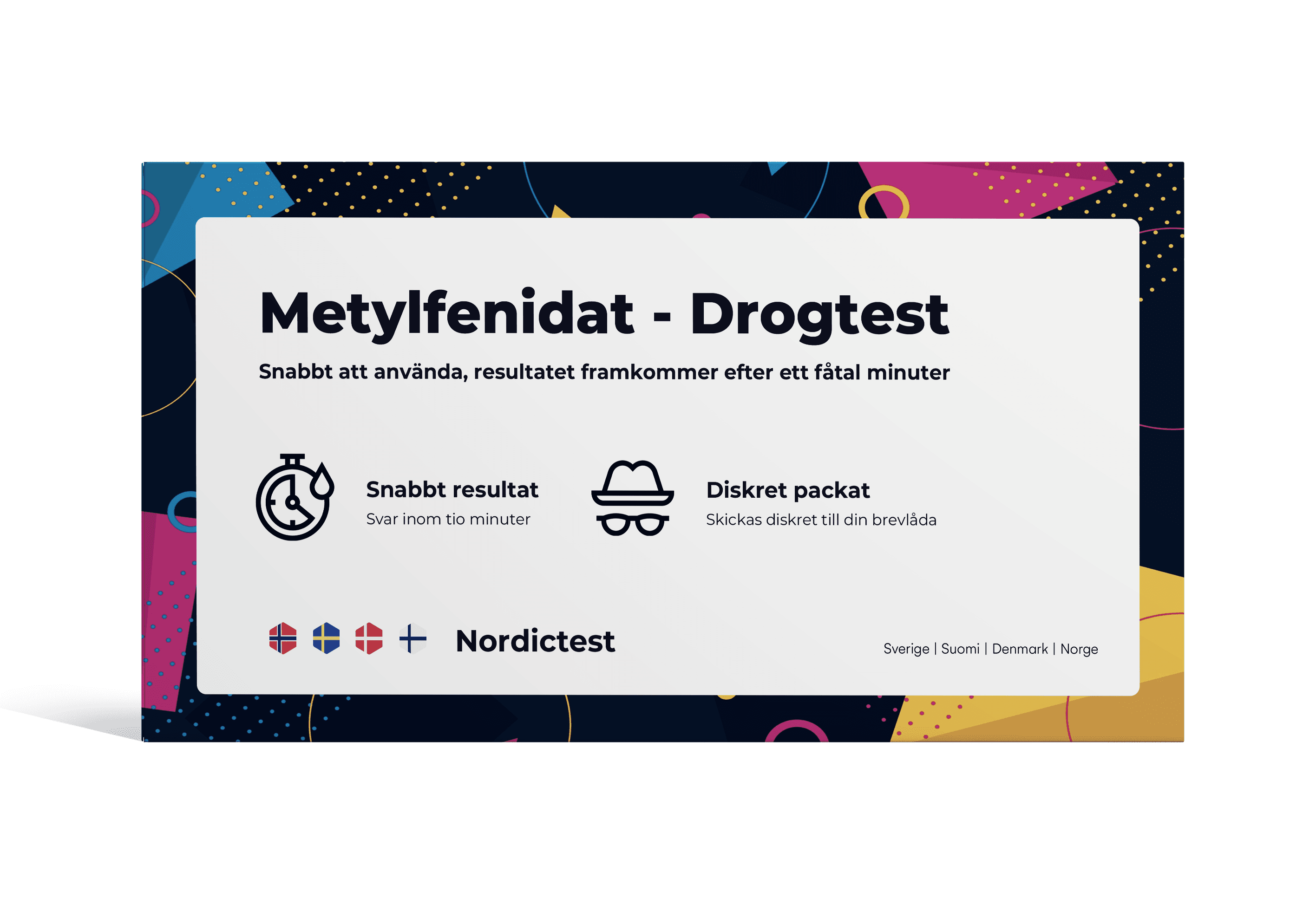 Test per Droghe per Uso Personale - Facile da Usare e con Marchio CE (Metilfenidato)