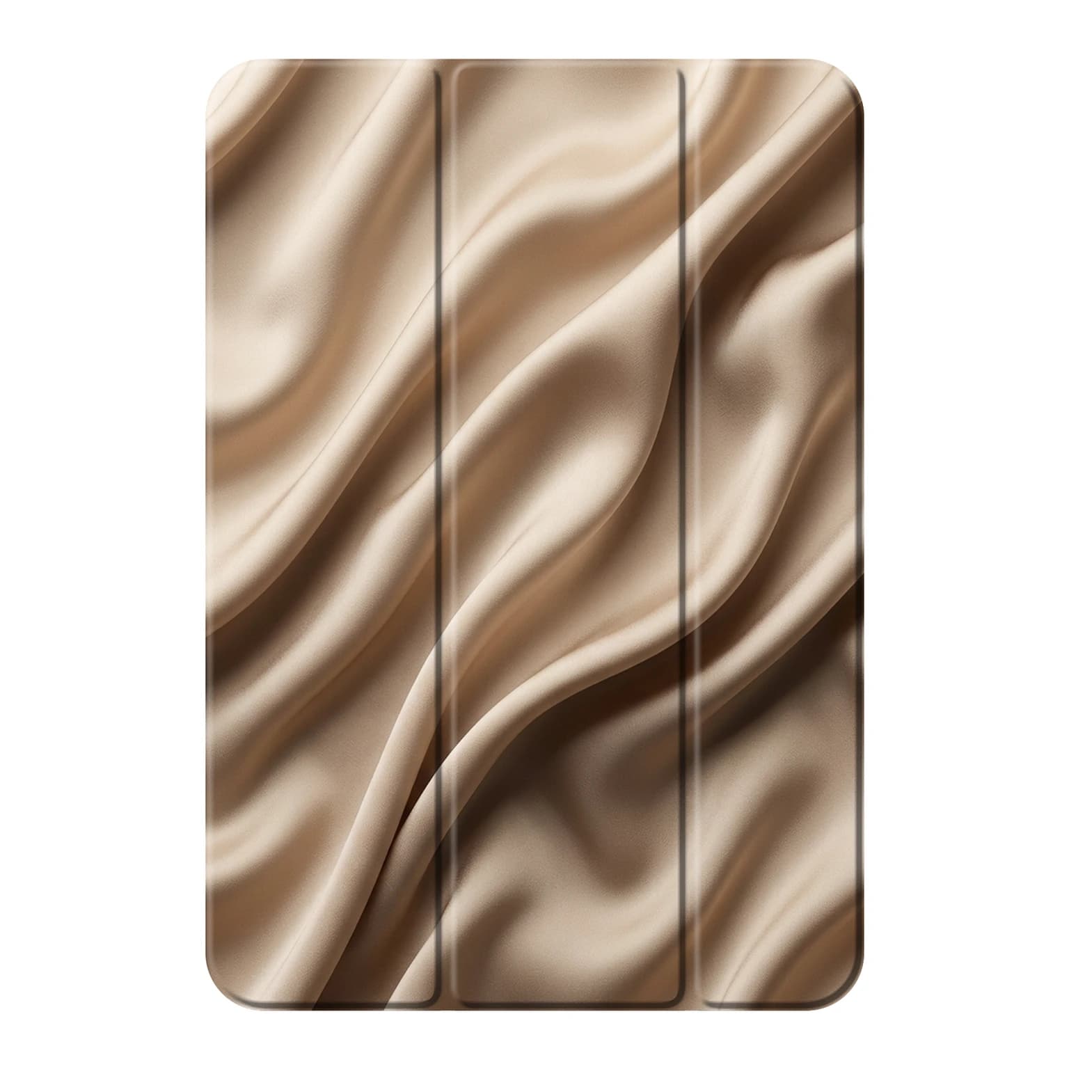 Smart Folio-fodral för iPad mini 2021 - Beige Silk Waves