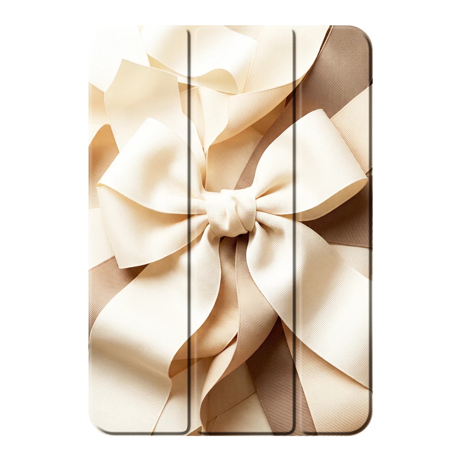 Smart Folio-fodral för iPad mini 2021 - Ivory Ribbon Strap Bow