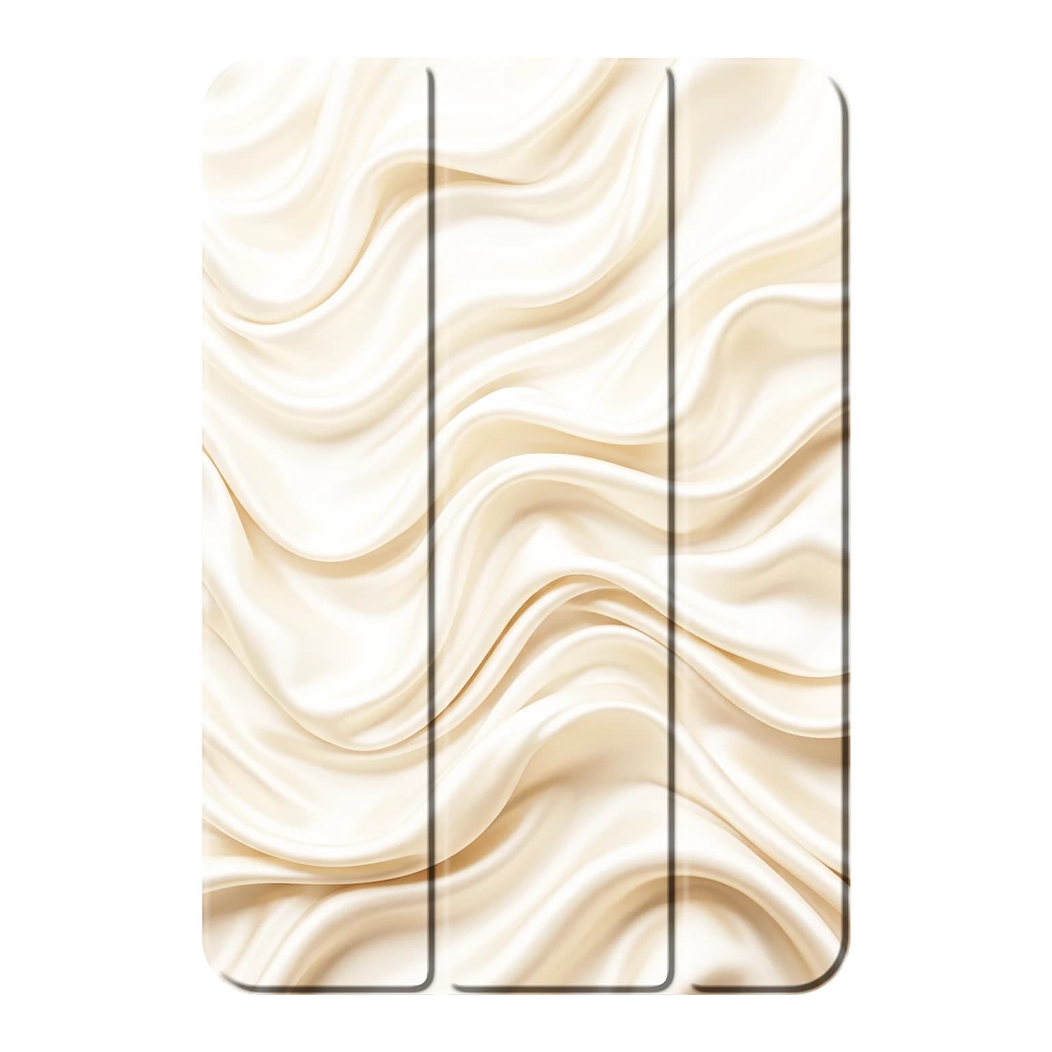 Smart Folio-fodral för iPad mini 2021 - Ivory Silk Waves