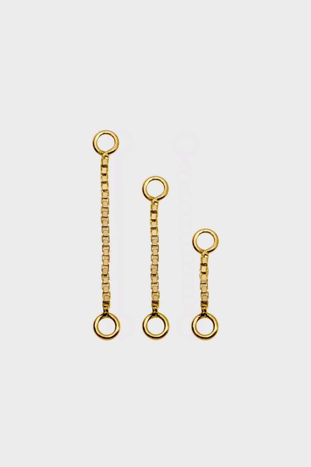 Drifter 57 – Solid Gold Box Connector Chain Set, Short / Long / Extended