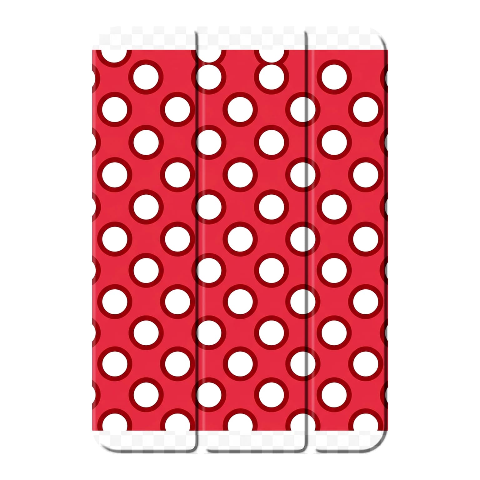 Red white dot case iPad Smart cases — Smart case Apple iPad mini 2021