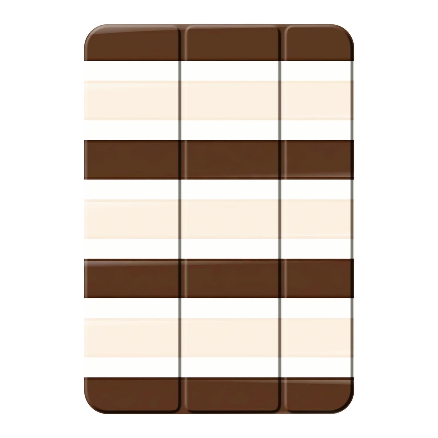 Espresso stripe case iPad Smart cases — Smart case Apple iPad mini 2021