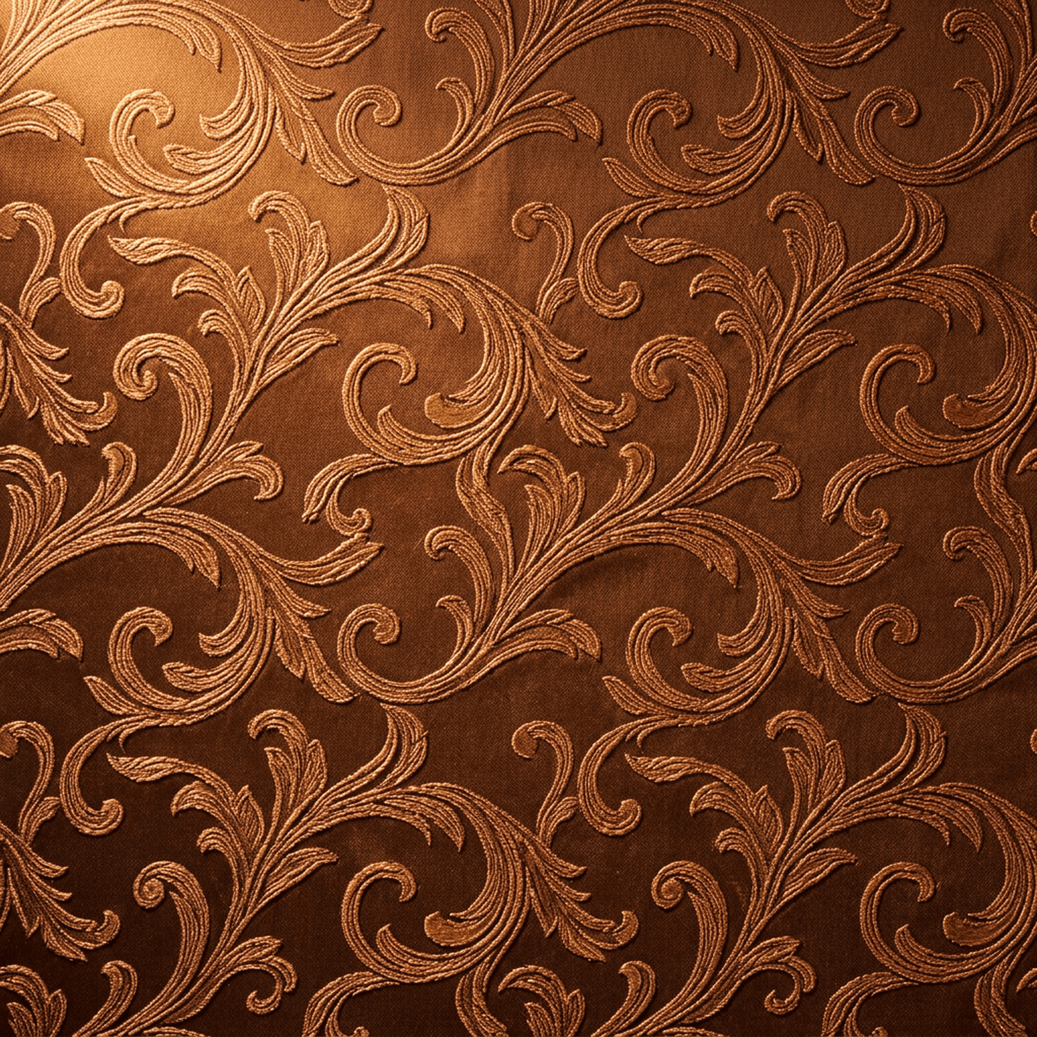 Antique Copper Brocade case — AirTag Holder