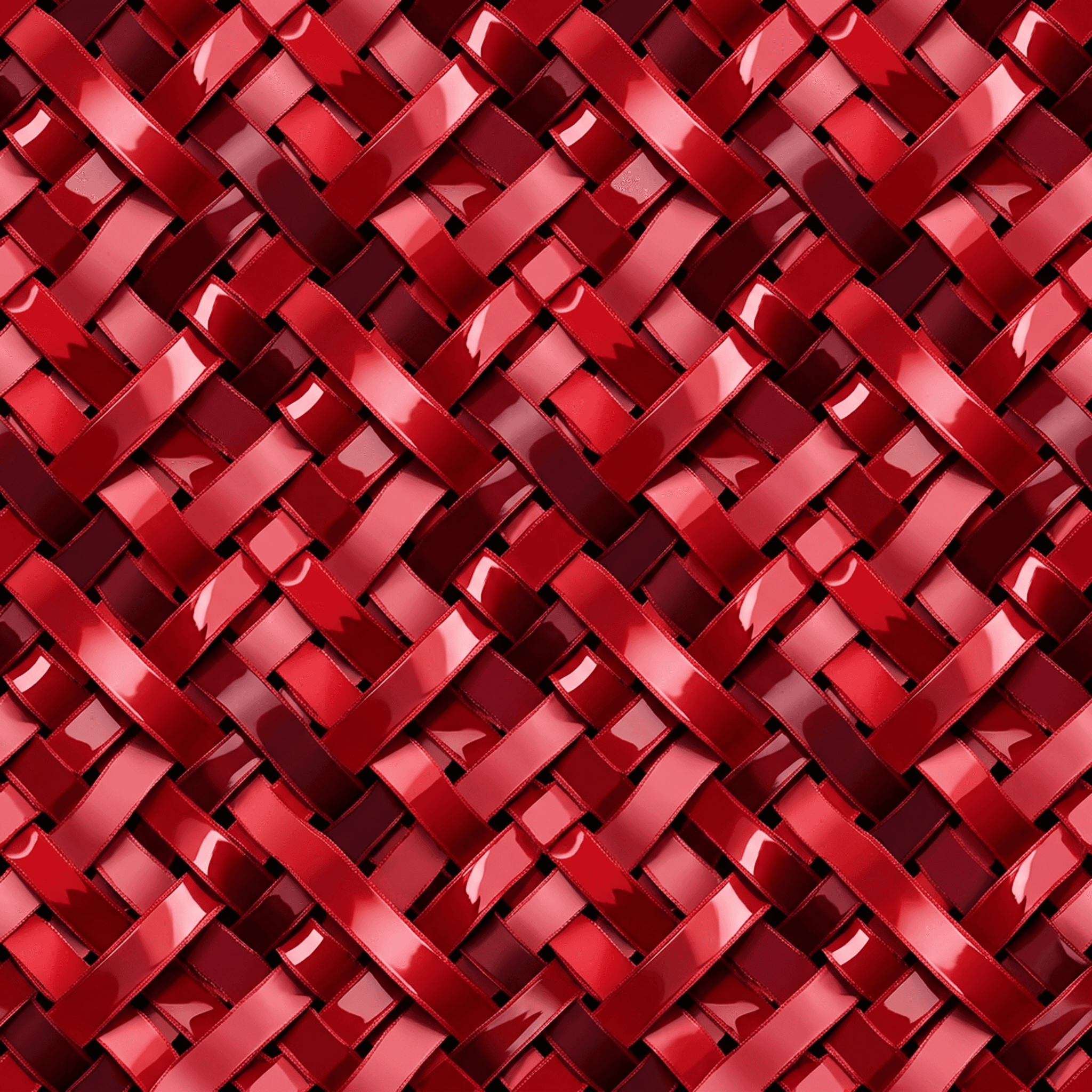 Scarlet Ribbon Lattice case — AirTag Holder