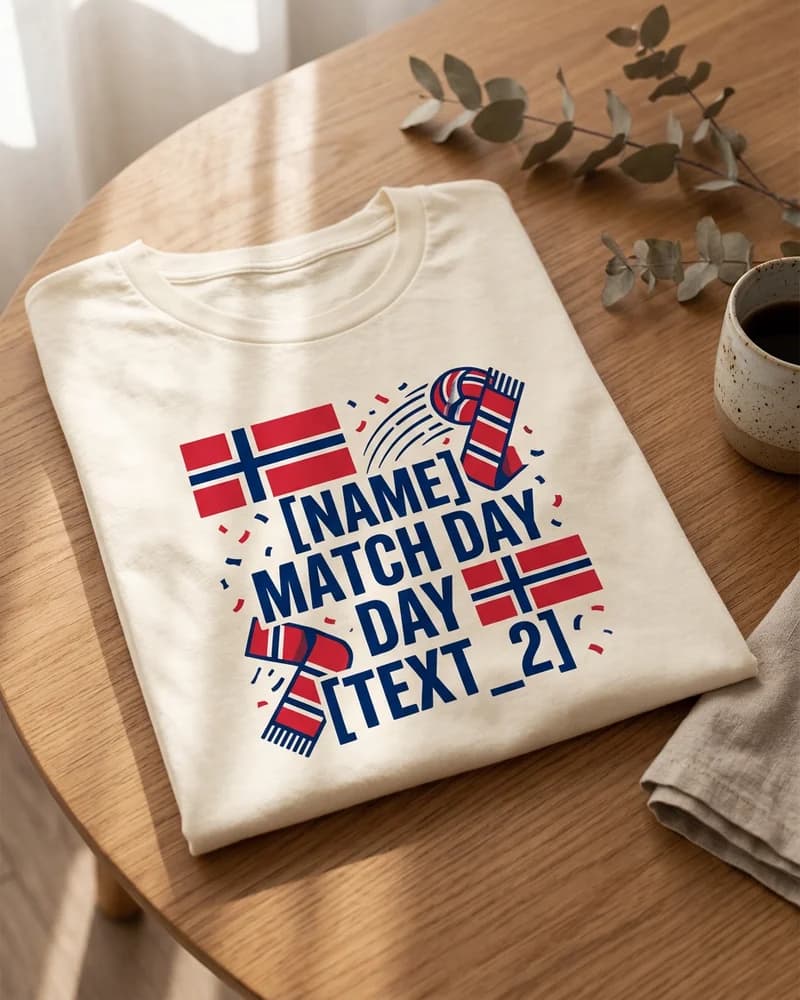 Norway Match Day Colors Supporter Tee