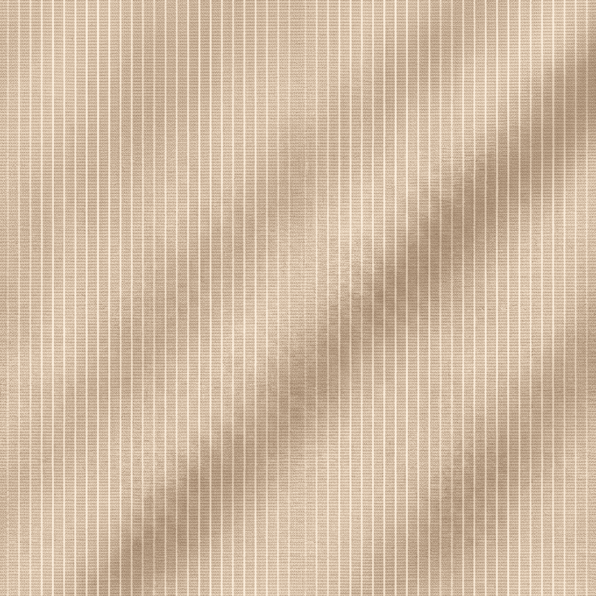 Beige Faille Lines case — AirTag Holder