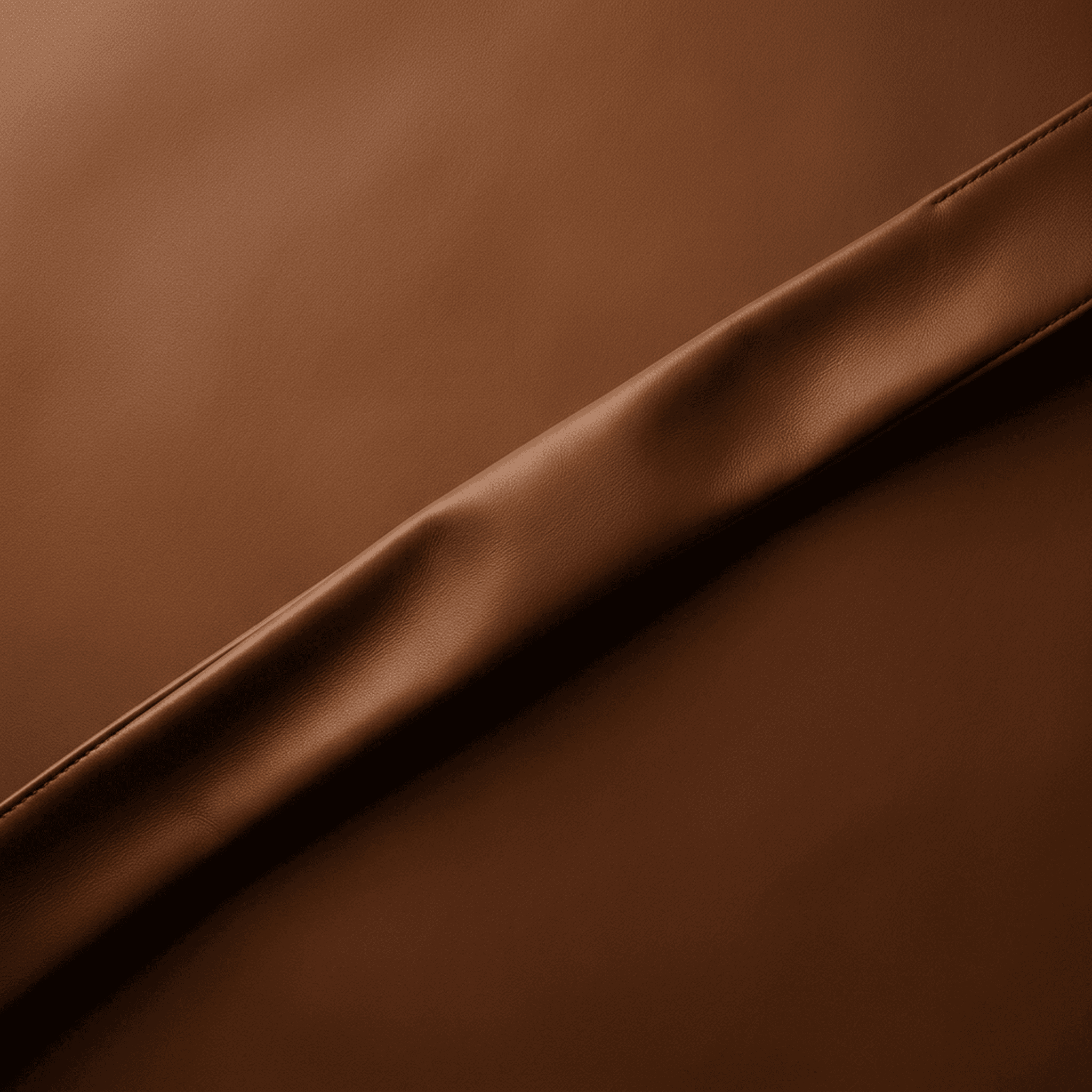Brown Leather Strap case — AirTag Holder