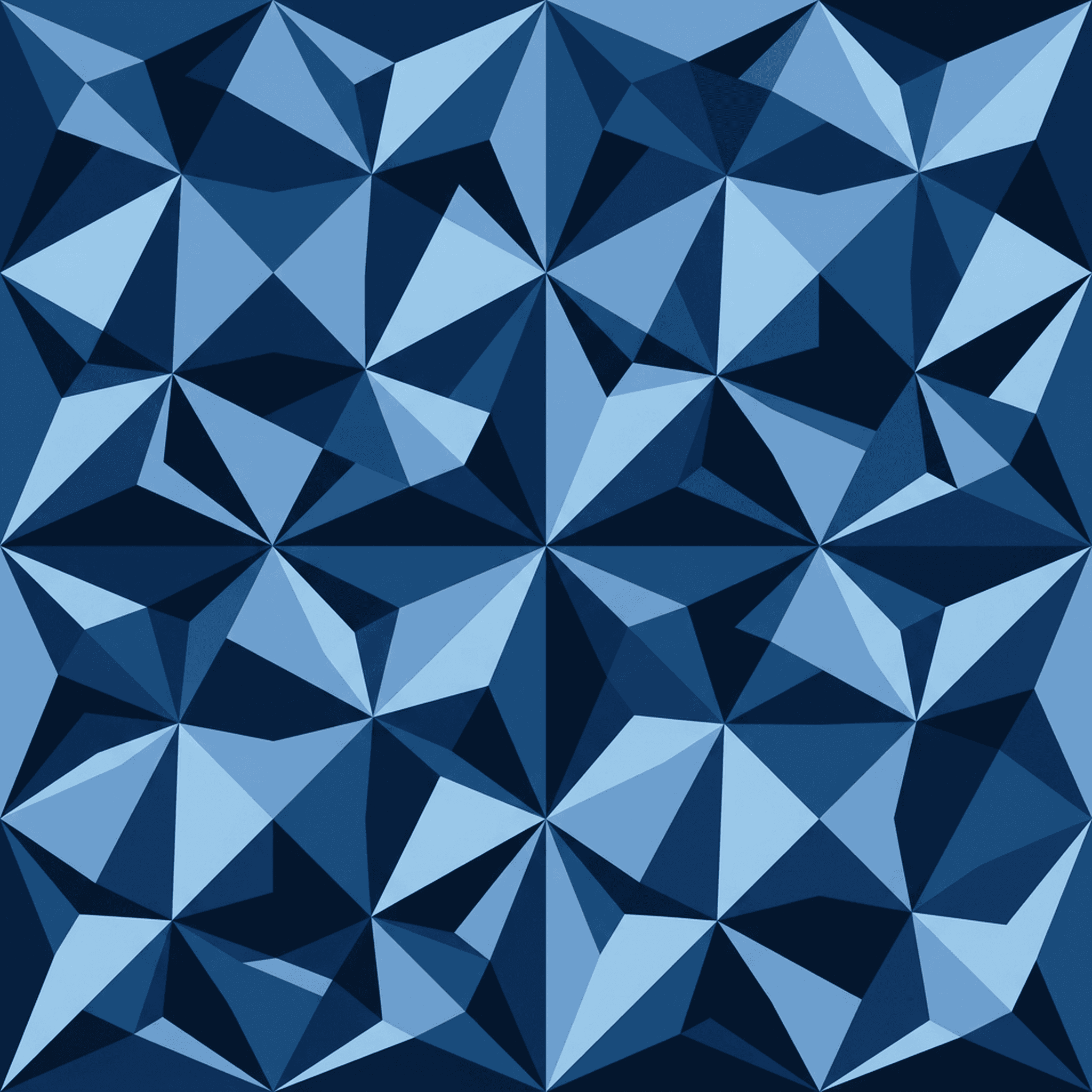 Blue Mikado Facets case — AirTag Holder