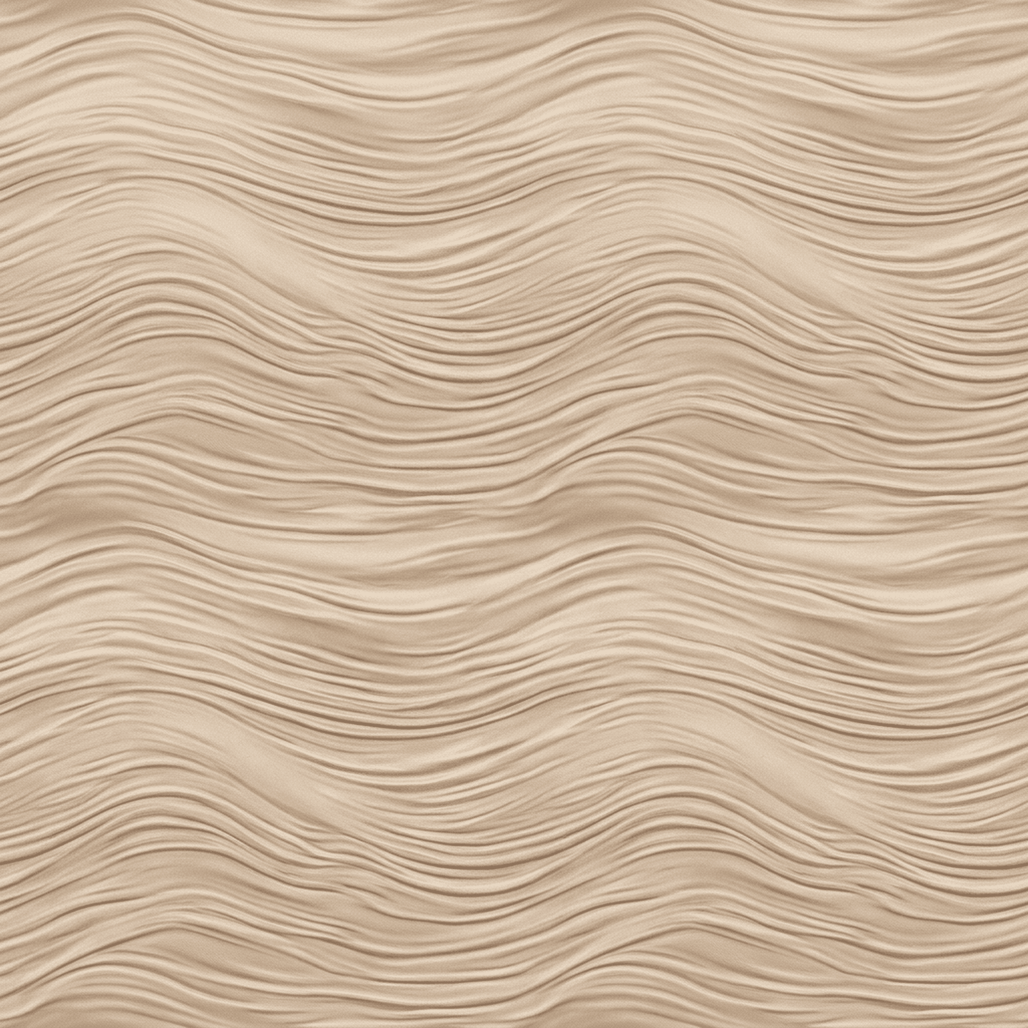 Beige Satin Rills case — AirTag Holder