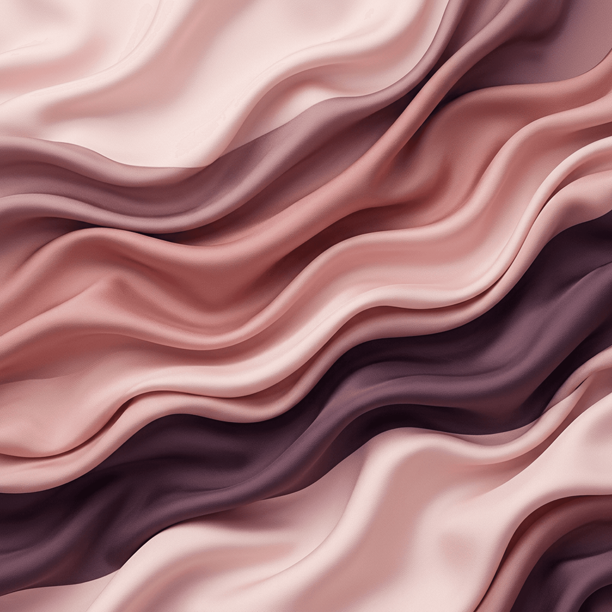 Blush Pink Silk Waves case — AirTag Holder