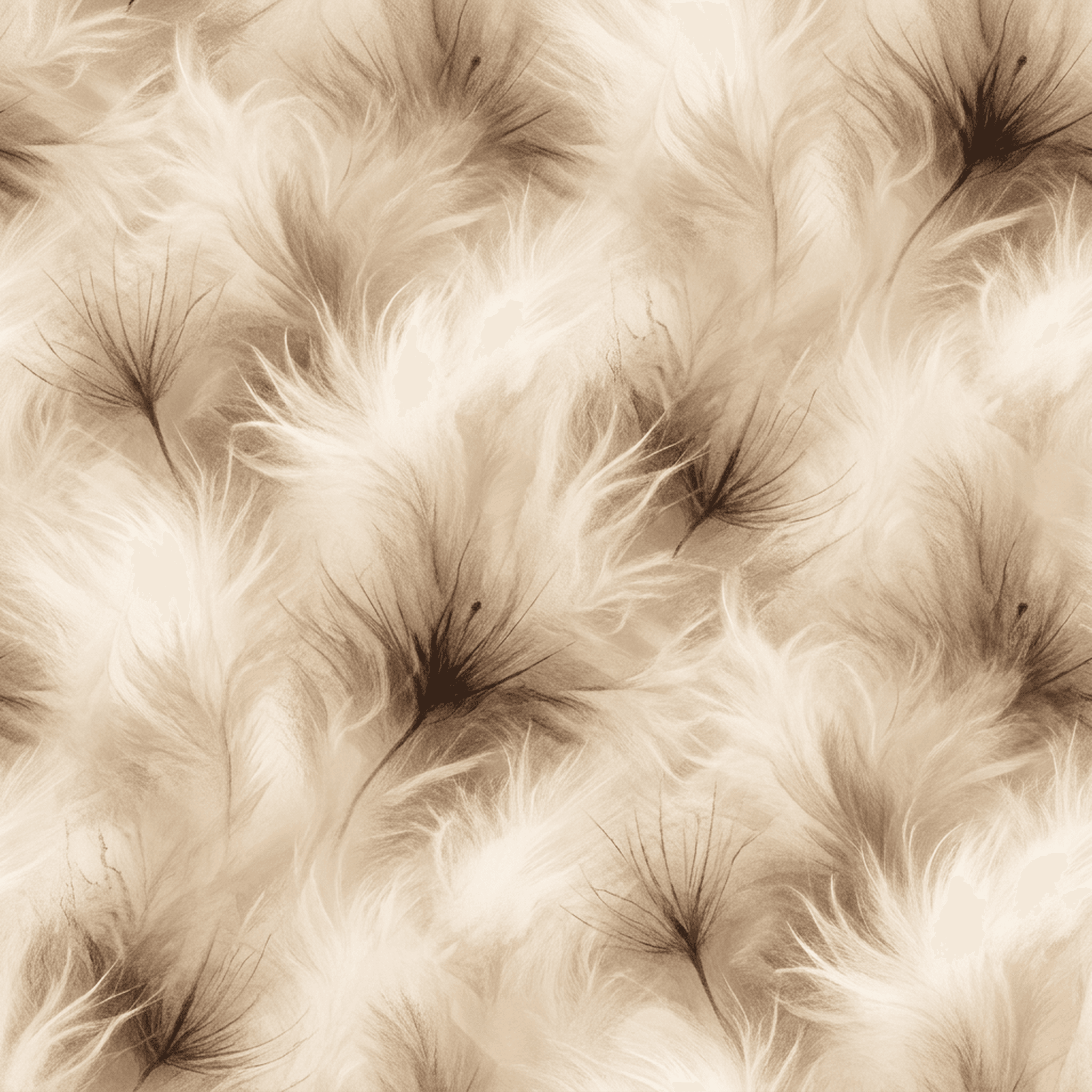 Beige Swansdown case — AirTag Holder