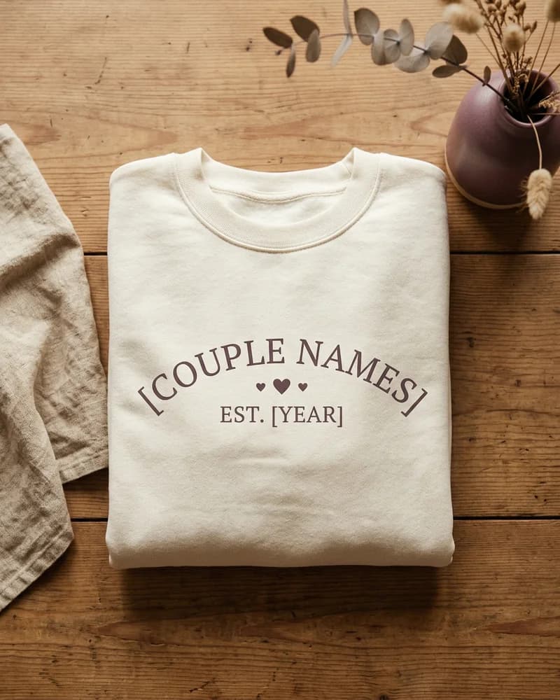 Personalized Anniversary Year Sweatshirt