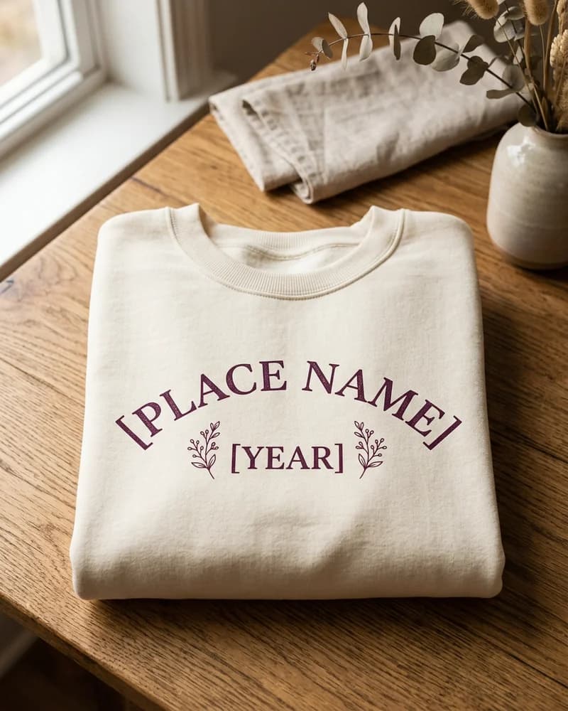 Personalized Meaningful Venue Sweatshirt