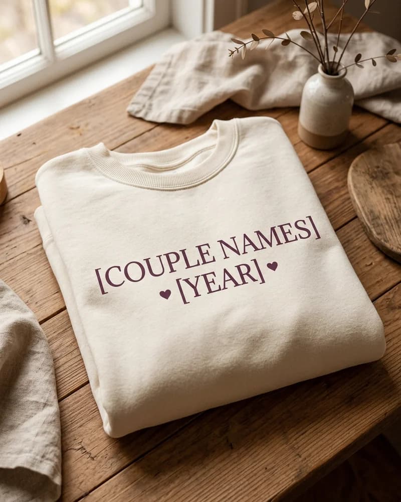 Personalized Anniversary Personalized Sweatshirt