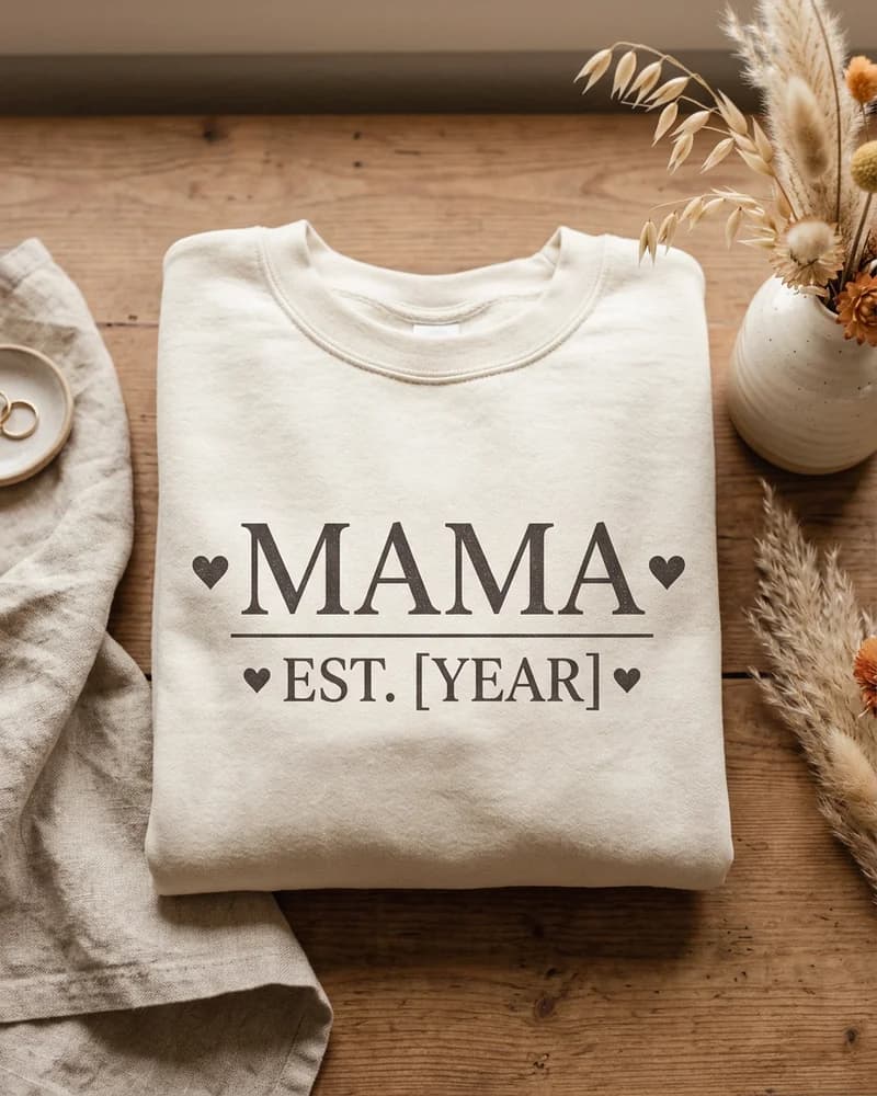 Personalized Mama Year Personalized Sweatshirt