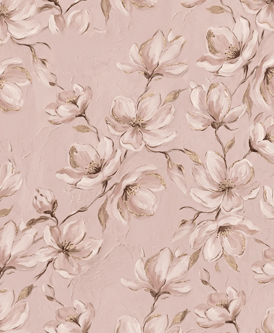 Gold-leaf blossom case