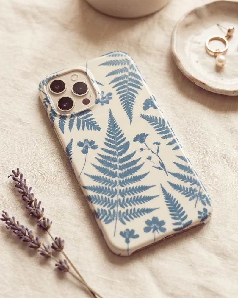 Cyanotype botanical case