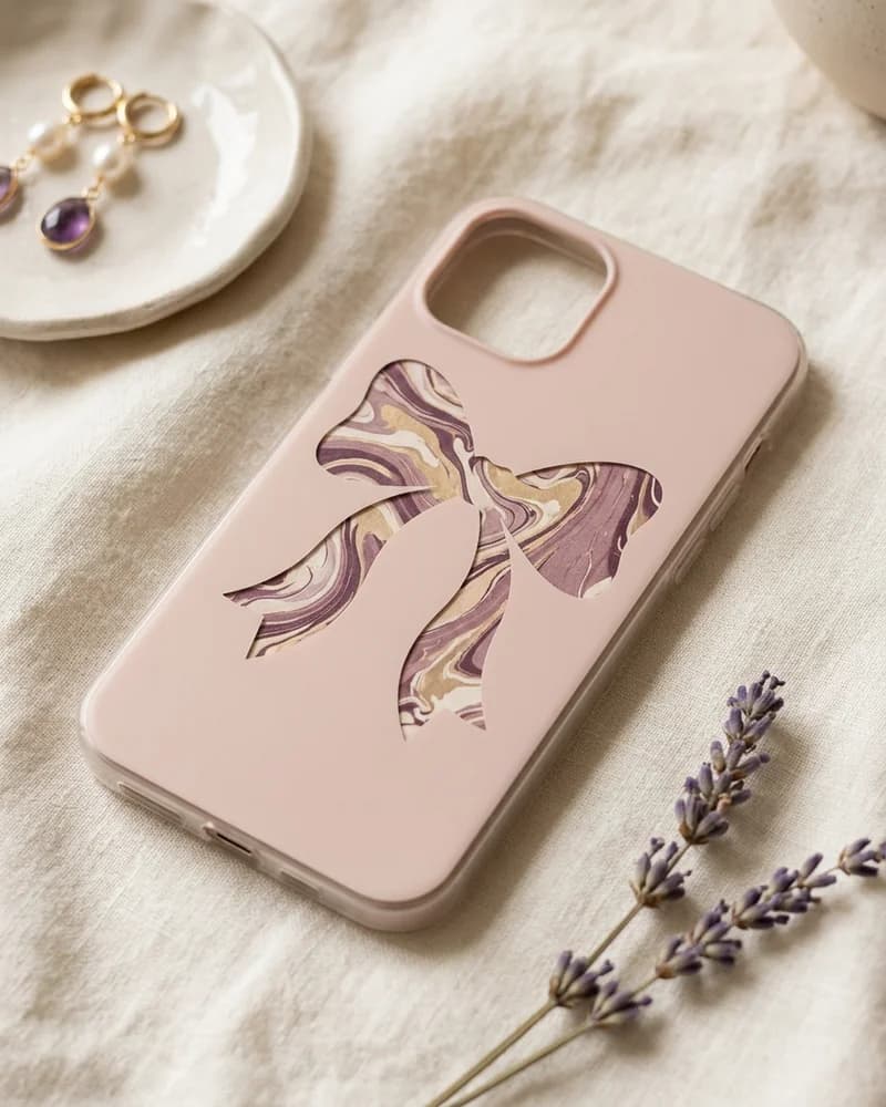 Die-cut bow case