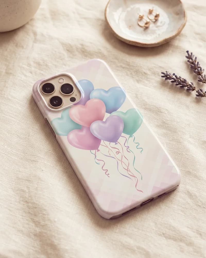Heart balloon toss case