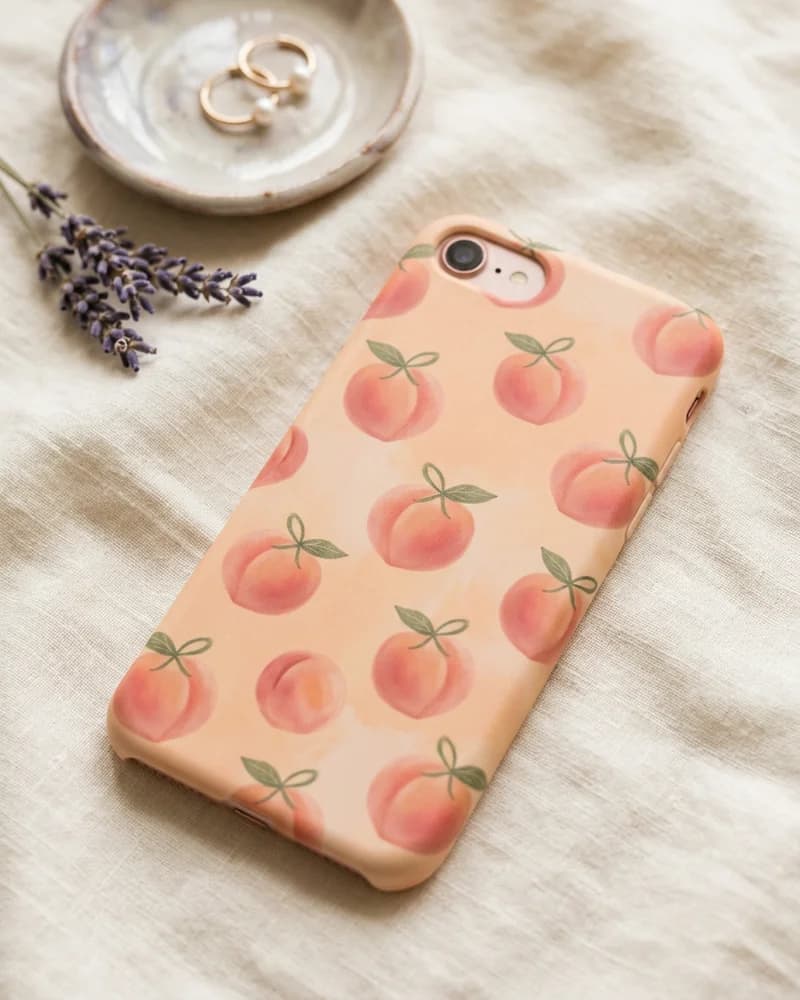 Kawaii peaches case