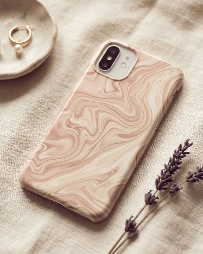 Marbled swirl case