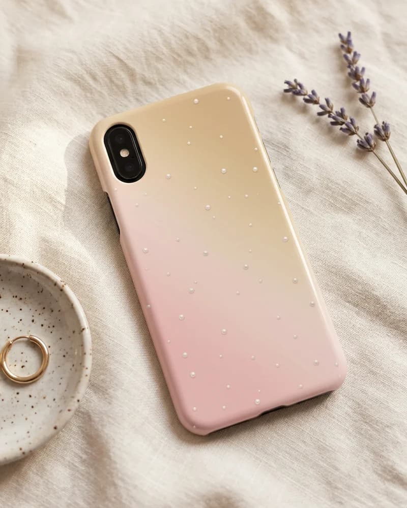 Ombré pearl field case
