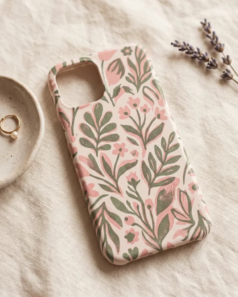 Risograph floral case