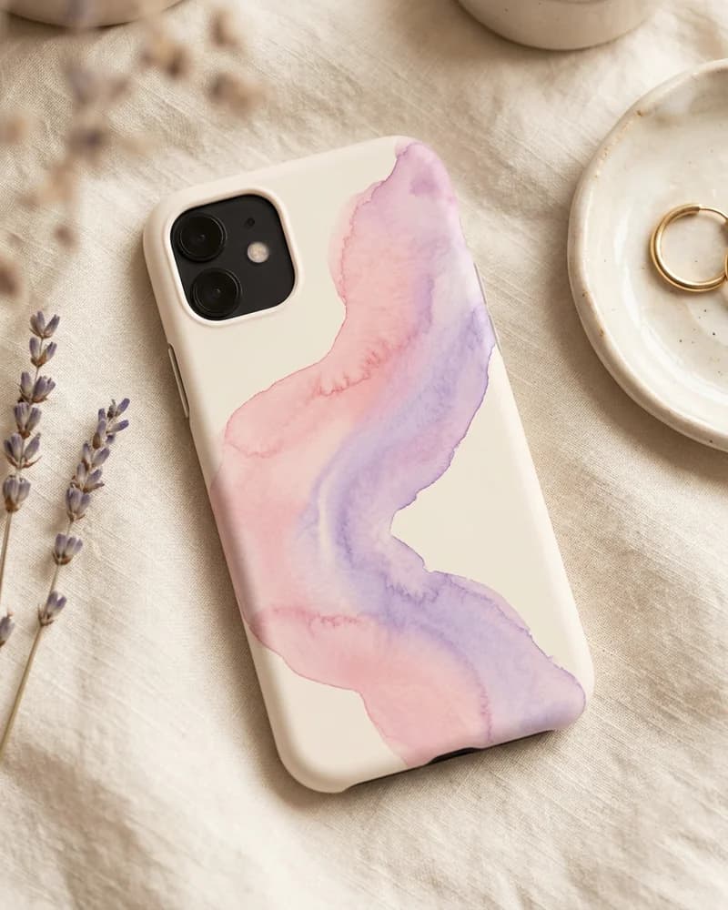 Watercolour ribbon case