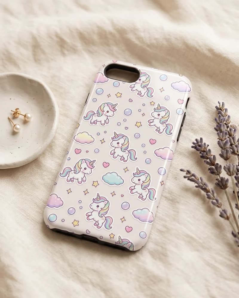 Harajuku unicorn soda case