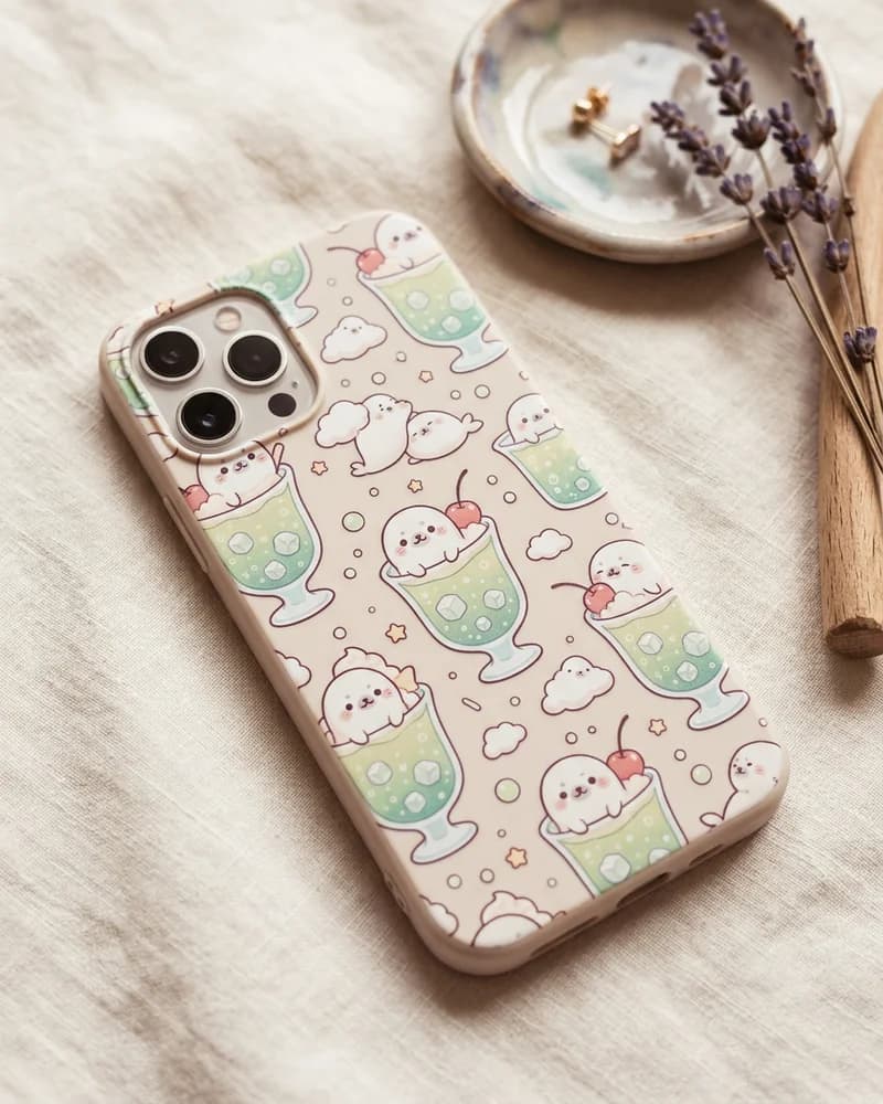 Melon soda seal float case