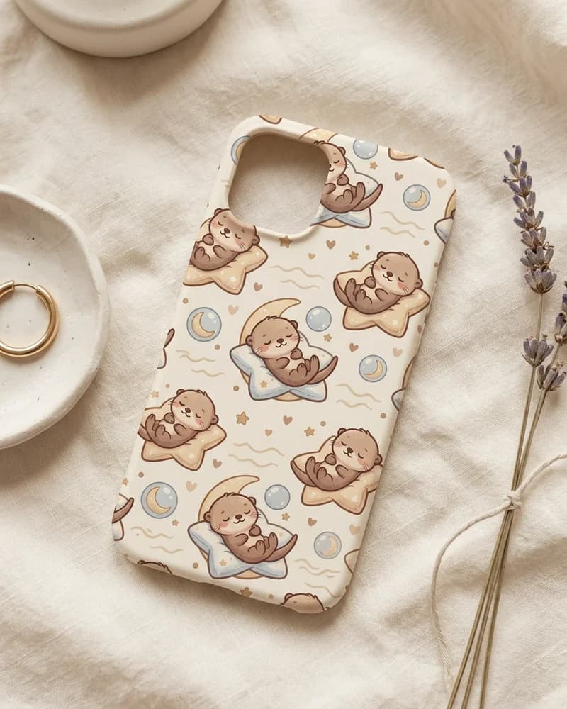 Sleepy star otter case
