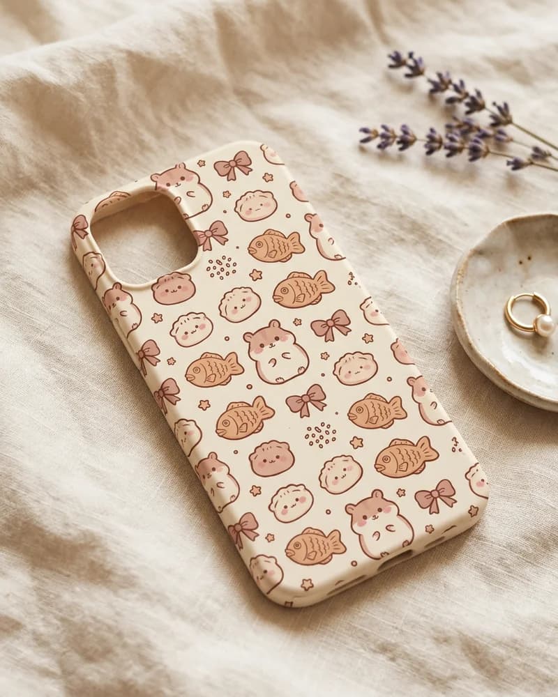 Taiyaki hamster snacks case